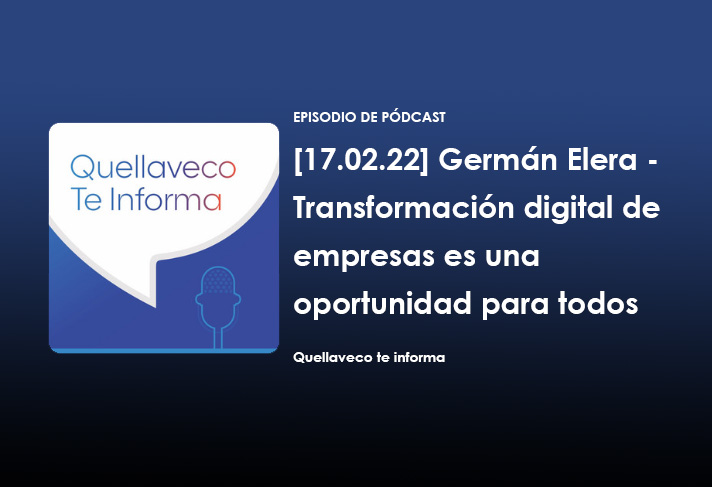 Entrevista a Germán Elera en Radio Quellaveco Informa