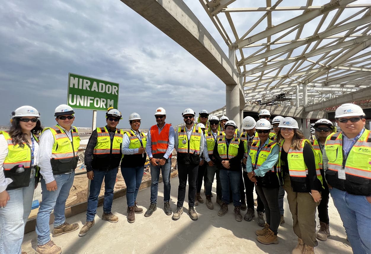 Participamos en la visita organizada por LAP para conocer el avance del Nuevo Terminal del Aeropuerto Jorge Chávez